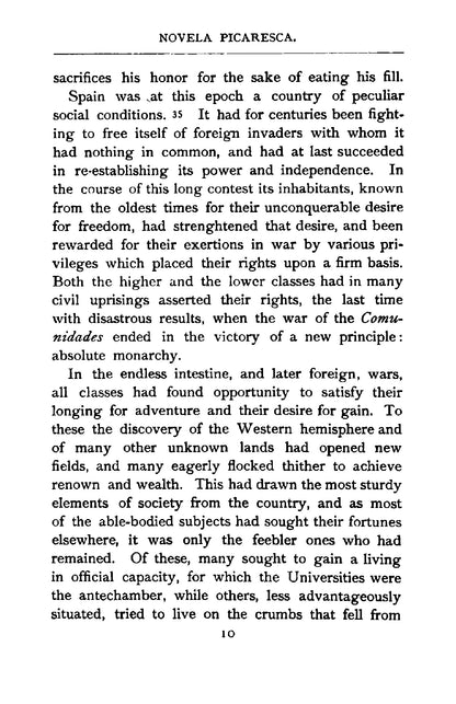 An Outline of the History of the Novela Picaresca in Spain - Page 24