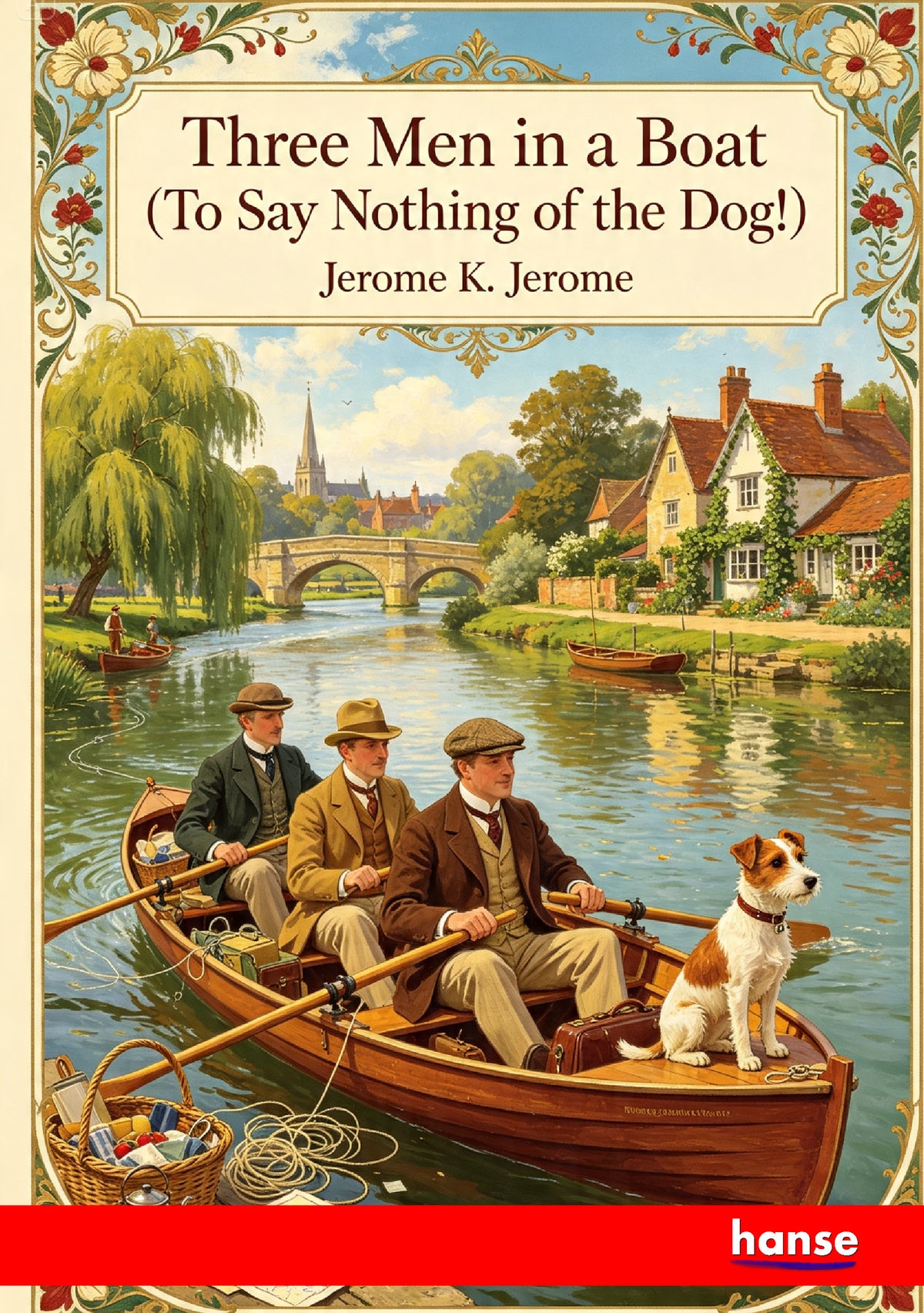Three Men in a Boat - Front Cover
