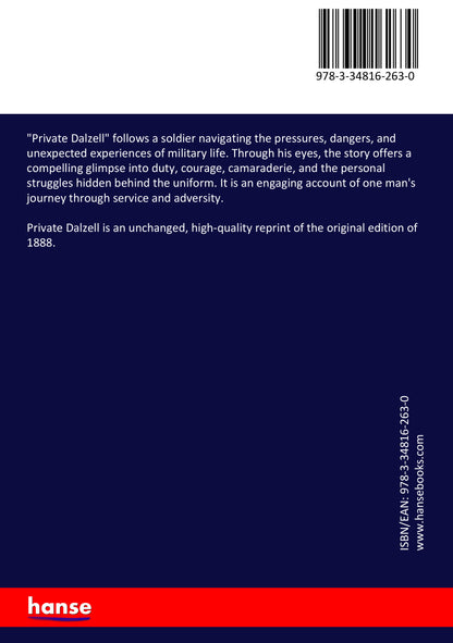 Private Dalzell - Back Cover