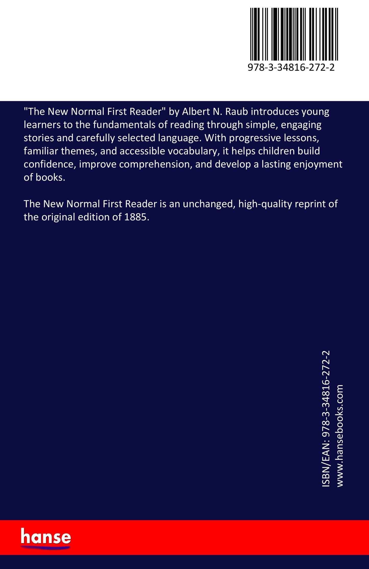 The New Normal First Reader - Back Cover
