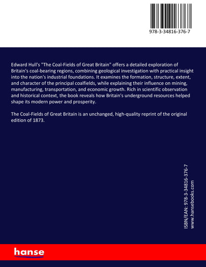 The Coal-Fields of Great Britain - Back Cover