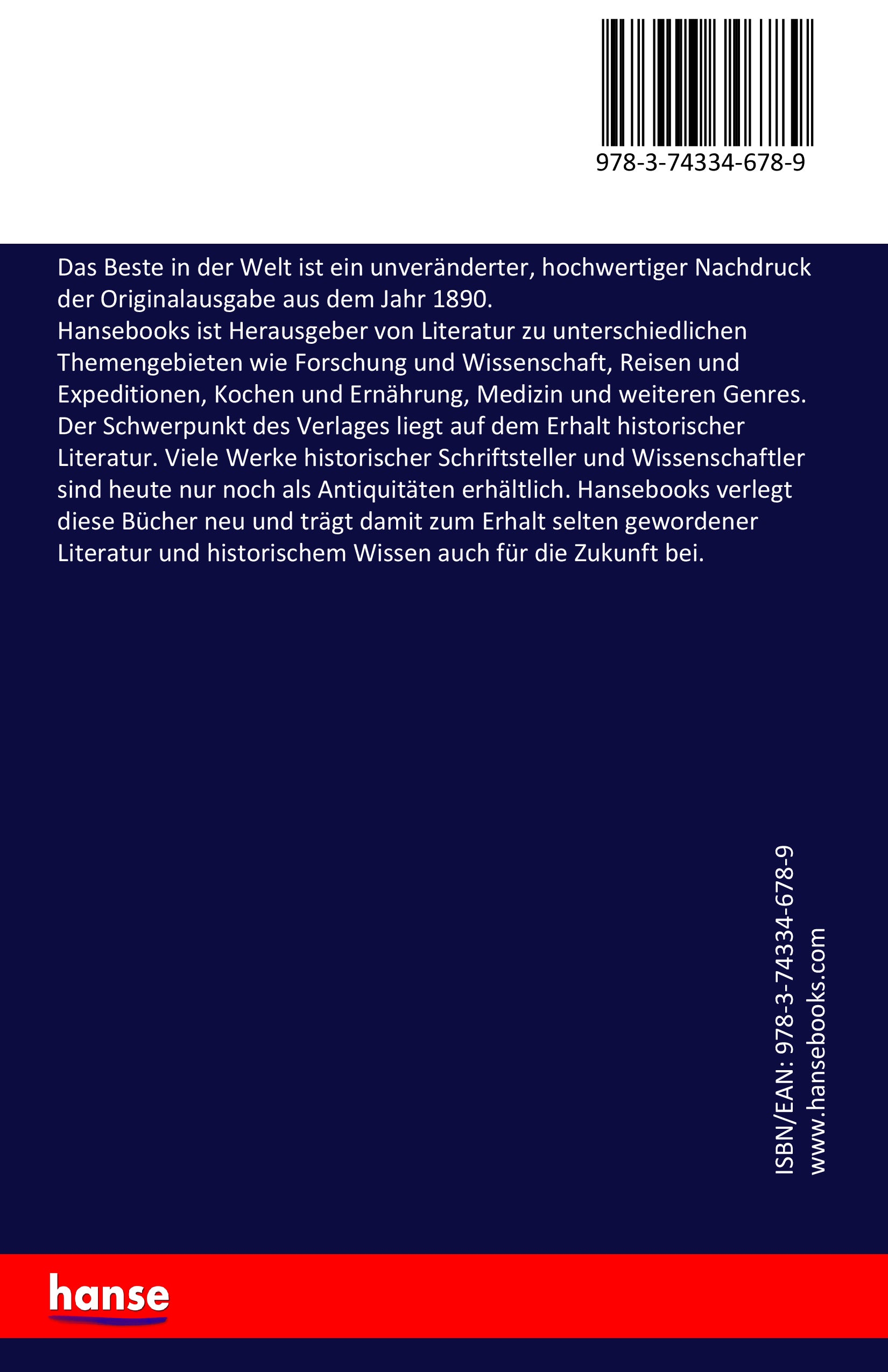 Das Beste in der Welt - Back Cover