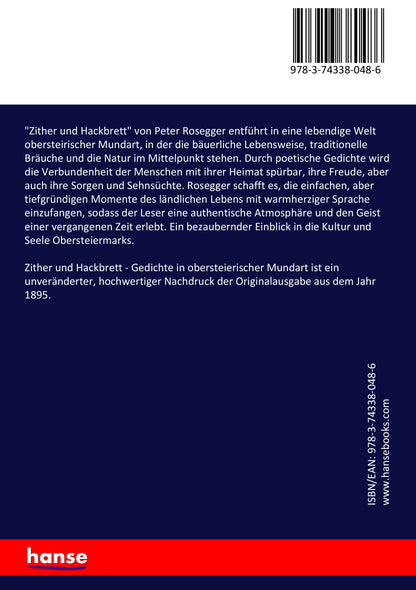 Zither und Hackbrett - Back Cover
