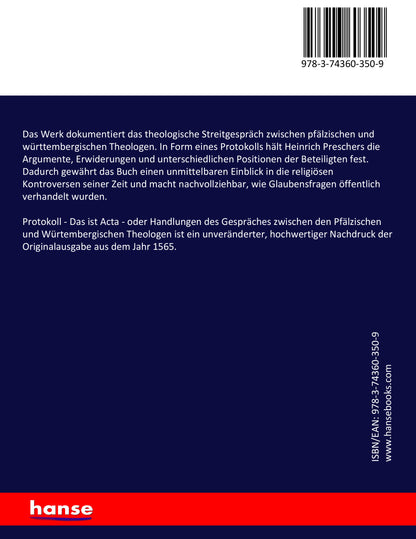 Protokoll - Das ist Acta - Back Cover