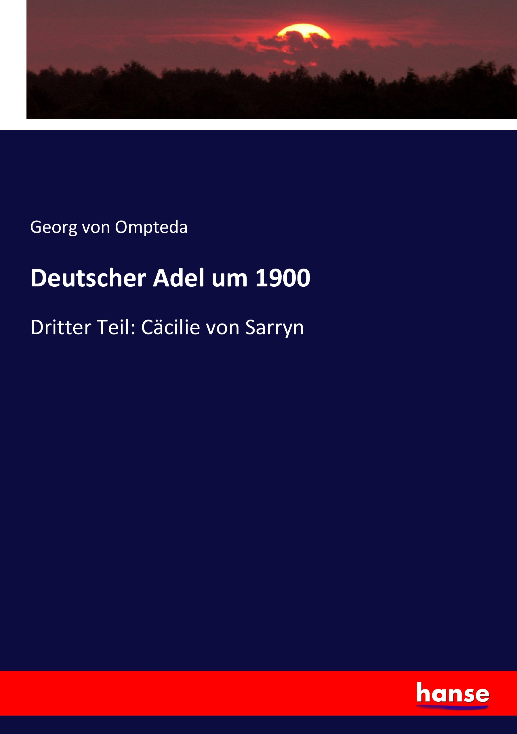Deutscher Adel um 1900 - Front Cover
