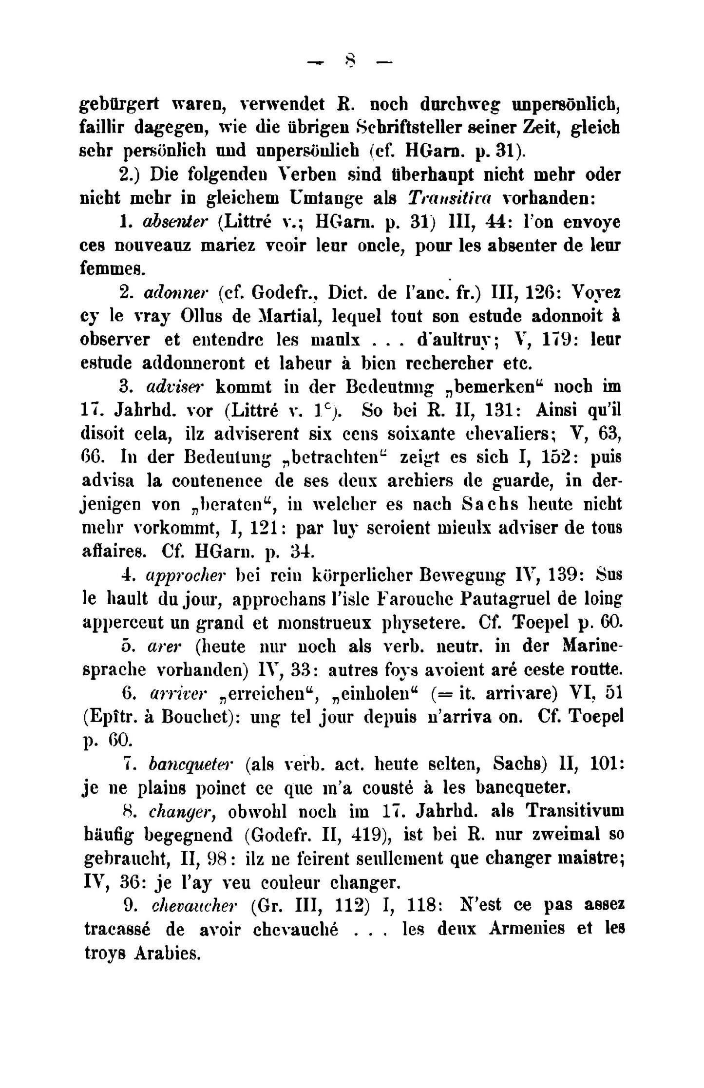 Syntaktische Untersuchungen zu Rabelais - Page 12