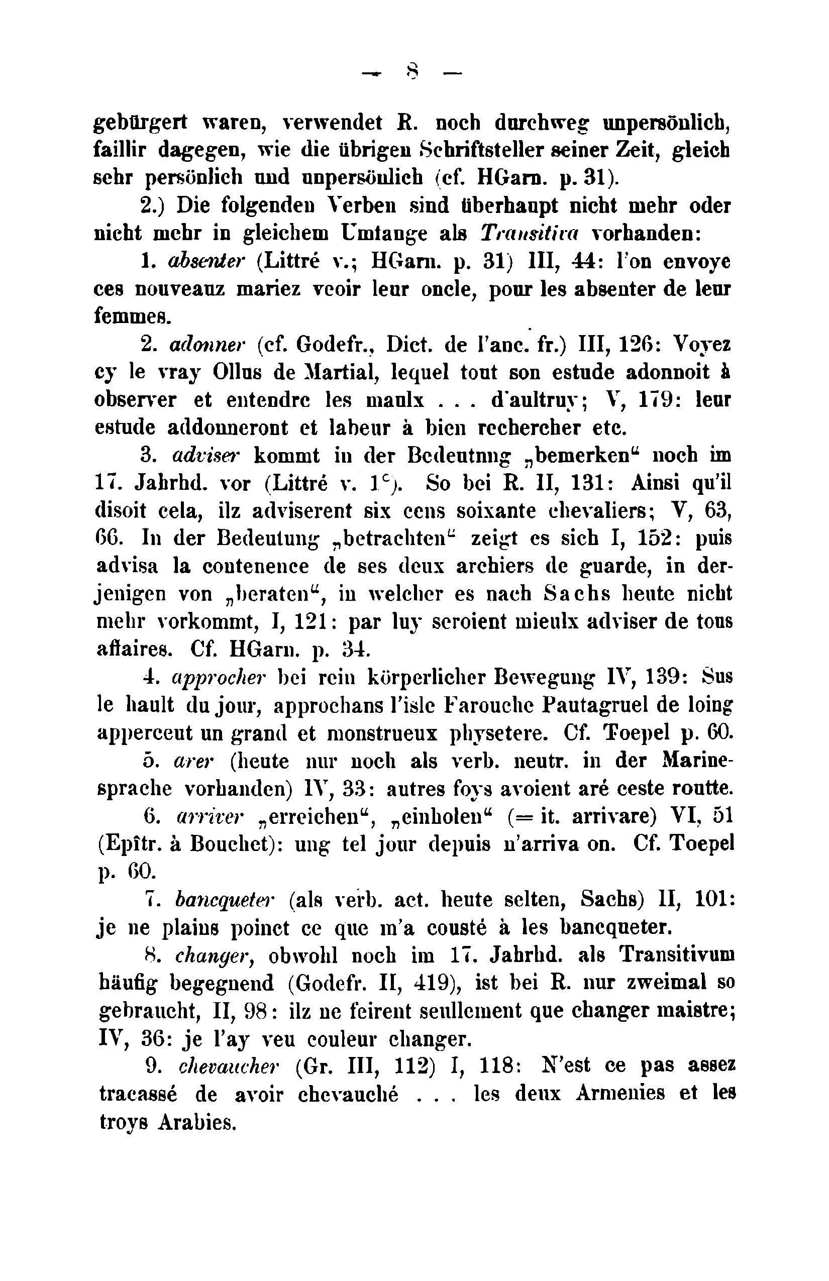 Syntaktische Untersuchungen zu Rabelais - Page 12
