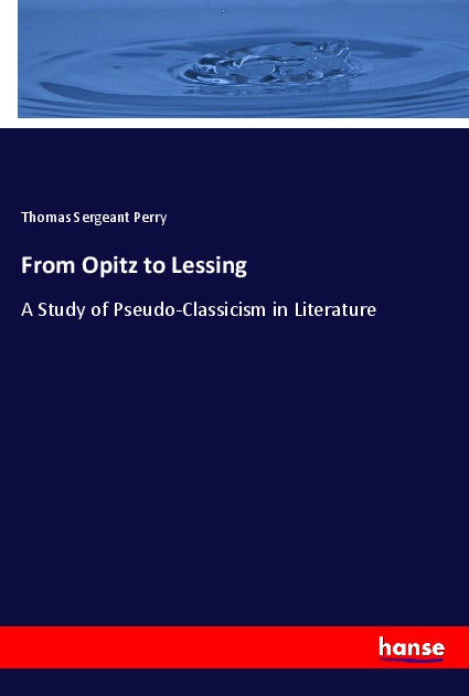 From Opitz to Lessing