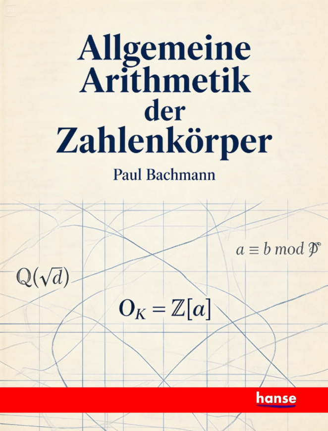 Allgemeine Arithmetik der Zahlenkörper